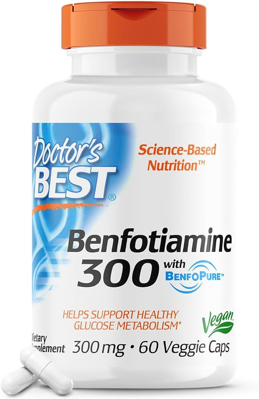 Doctor's Best Benfotiamine (BenfoPure) - 300mg 60 Cap