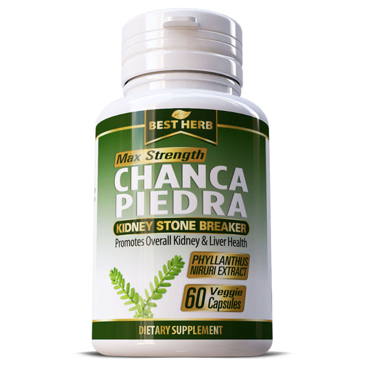 Best Herb Chanca Piedra - 500mg 60 Capsules